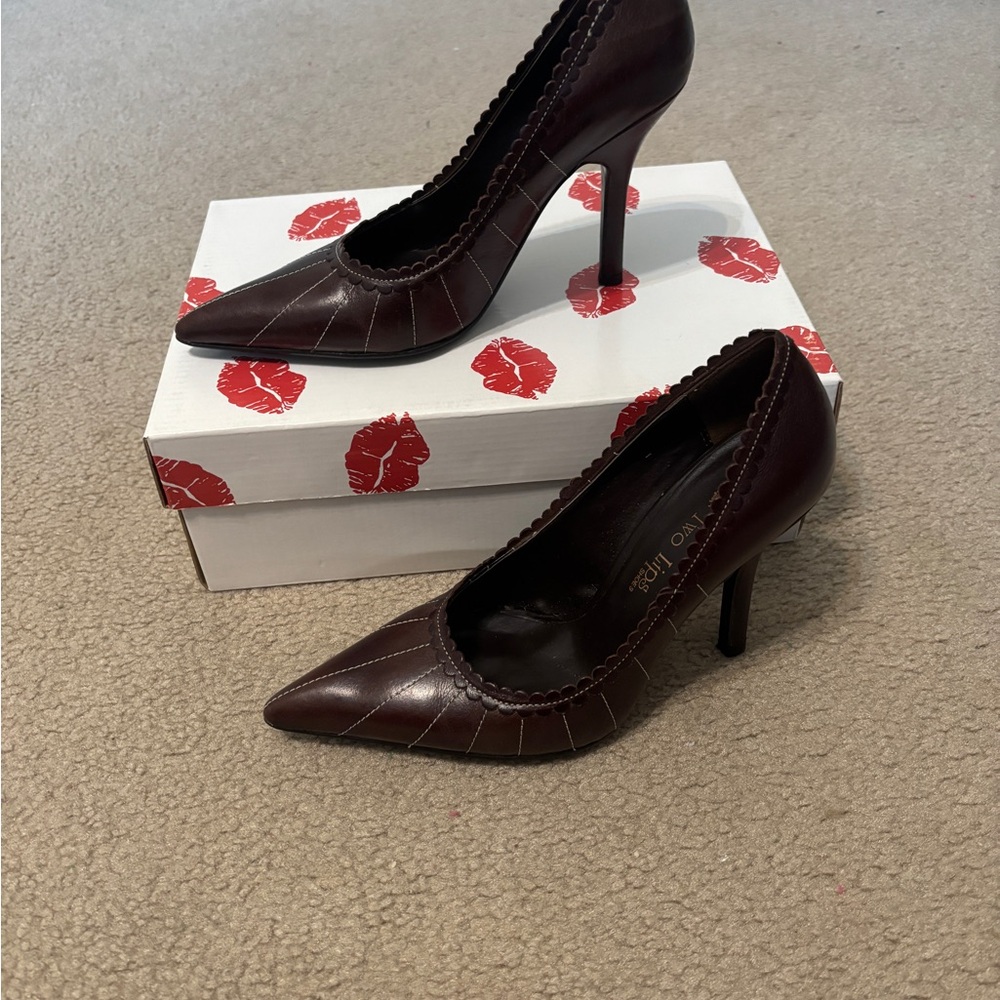 Franco Sarto Brown Heels